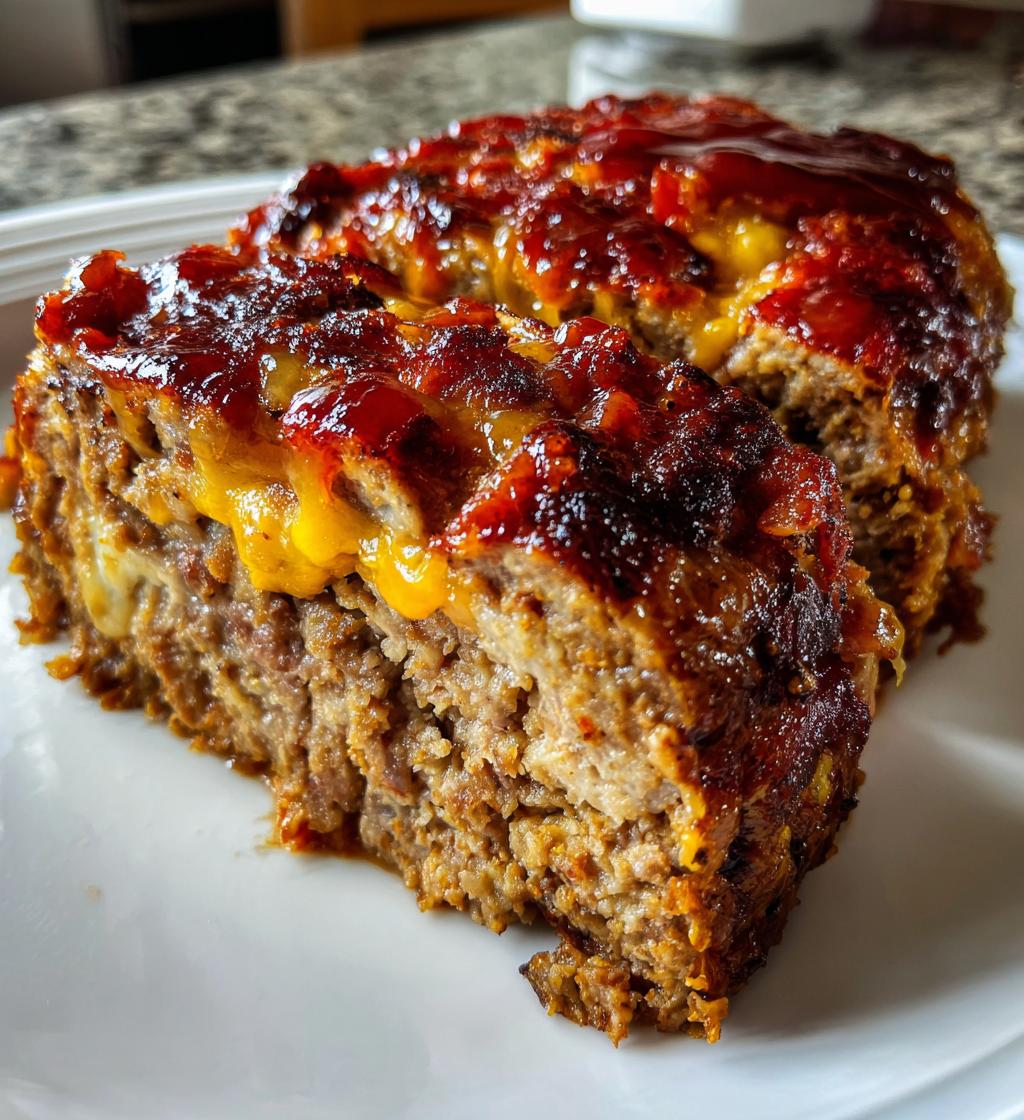 Bacon Cheeseburger Köttfärslimpa