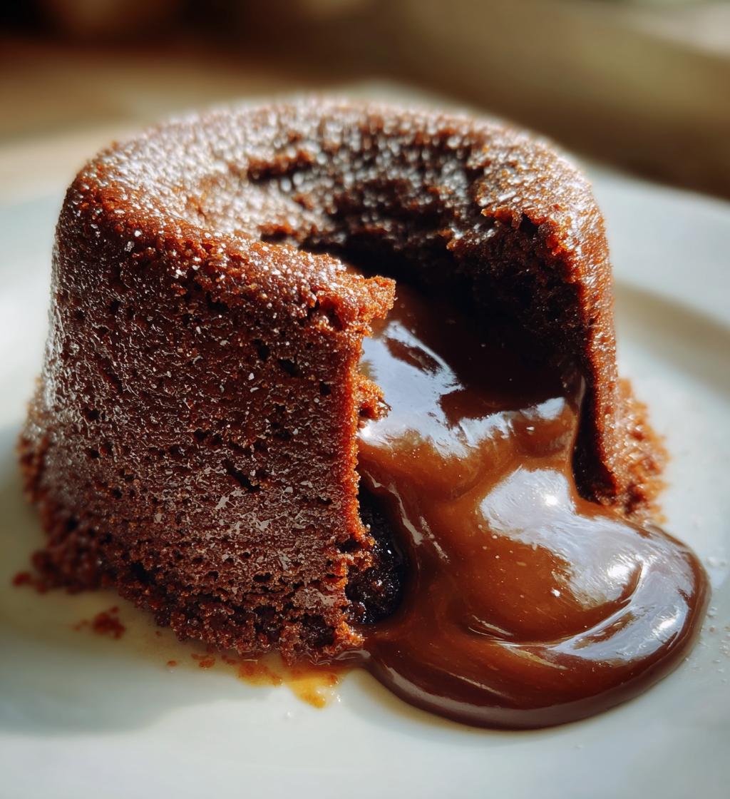 Chokladlava-kaka njutning