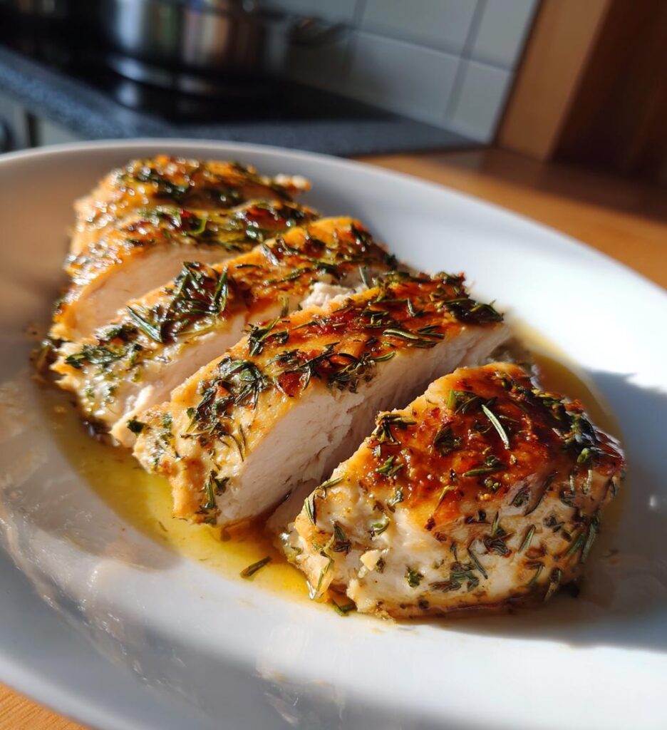 Citronörtsbakad kycklingbröst