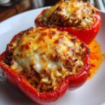 Fyllda Paprikor med Köttfärs och Ris