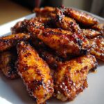 Kryddig honungsglaserad kycklingvingar