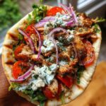 Medelhavskyckling Gyros med Krämig Feta-Tzatziki
