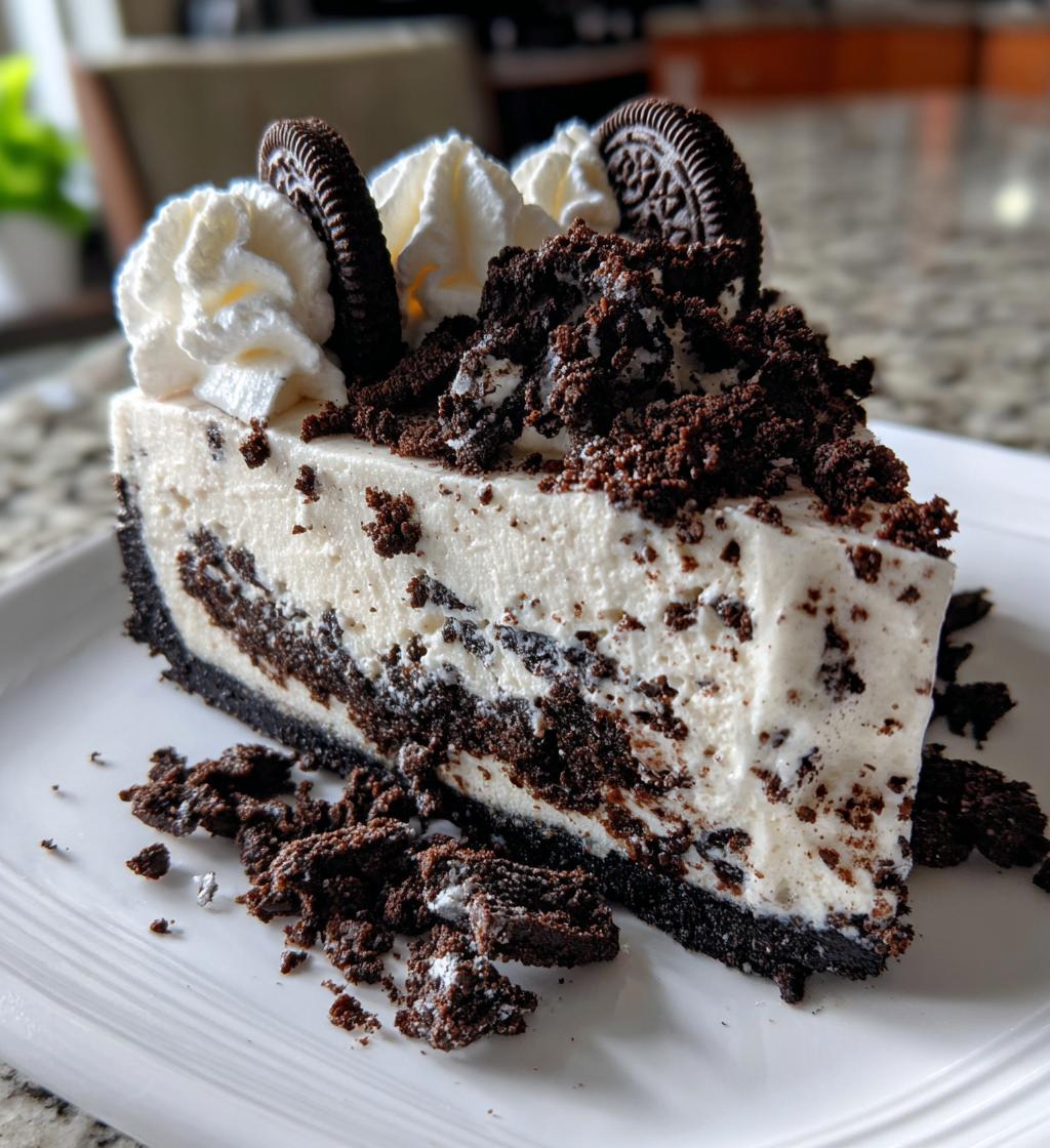 Oreo-kaka utan gräddning