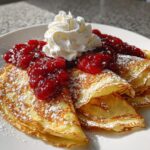 Svenska Pannkakor med Lingonsylt