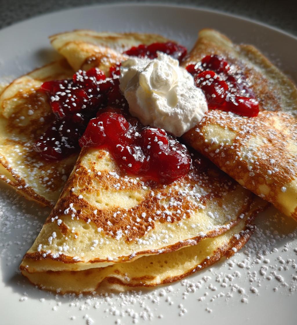Svenska Pannkakor med Lingonsylt - detail 2