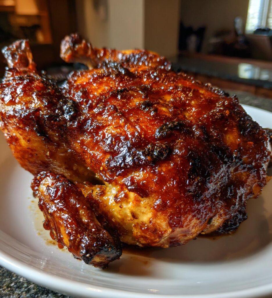 barbecuekyckling i slow cooker