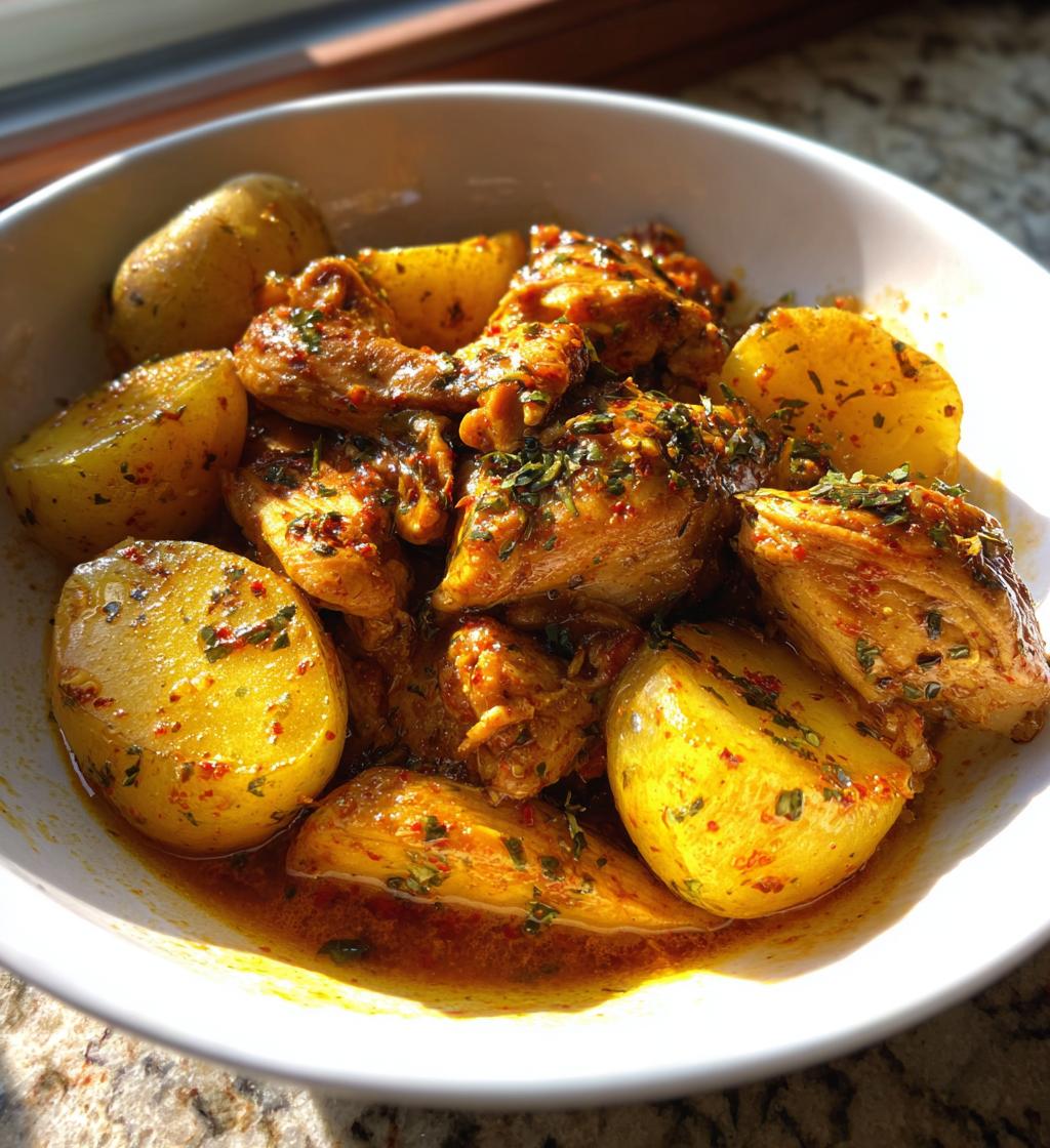 potatis och kyckling i Instant Pot