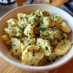 Potatis i Krämig Vitlökssås